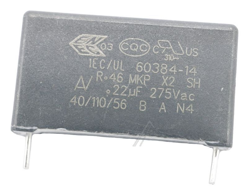 0,22UF-275V R46KN322000M1M MKP-X2 ONTSTORINGSCONDENSATOR RM=22,5 -ROHS- 220NF